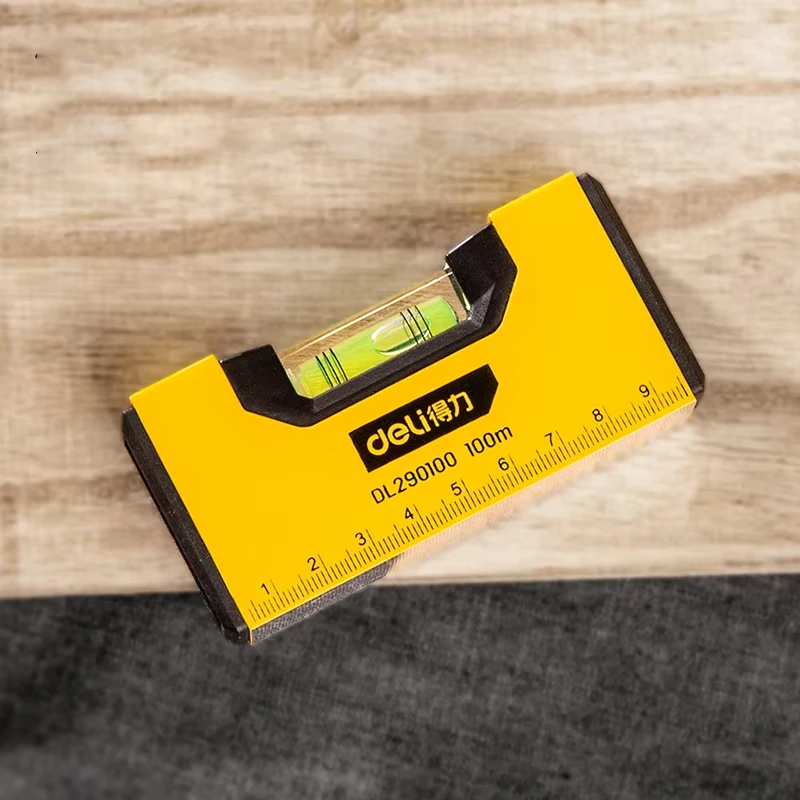 100 مللي متر قياس مستوى صغير عالي الدقة مقياس رقمي أفقي طول قياس القدرة أداة مستوى فقاعة الروح