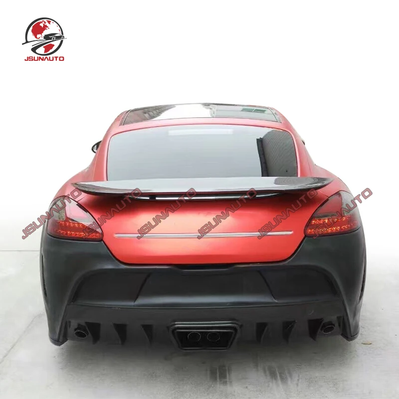 Buona qualità per Panamera 4S Facelift MSY Style Parte dell'ala del bagagliaio posteriore in fibra di carbonio per 970 Panamera GTS Spoiler posteriore in carbonio