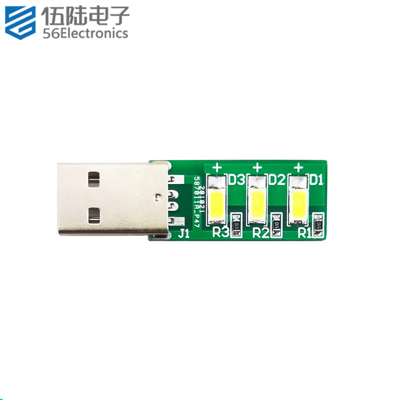 USB portatile LED Night Light Kit elettronico Mini USB Light Chip creativo Kit fai da te componente elettronico