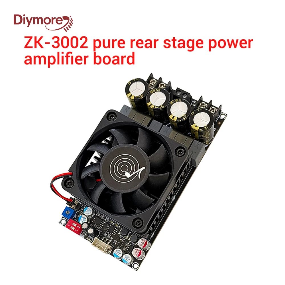 ZK-3002 Pure Back Level Digital Amplifier Board TPA3255 Stereo Brieted Mono 600W AMP Audio Music Power Amplifier Board