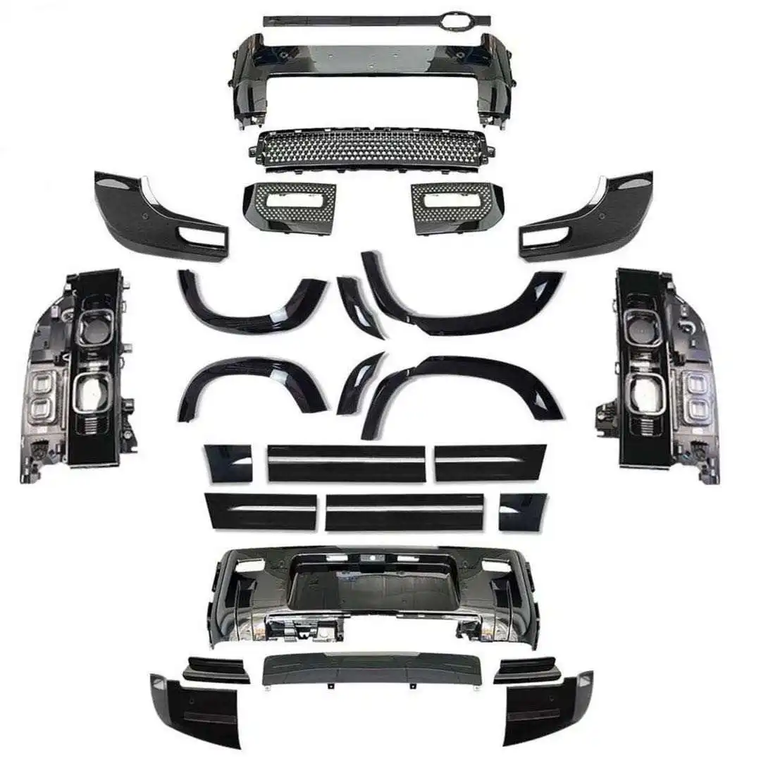 Car Accessories 2023 Upgrade Body Parts Front Bumper  Defender Body Kit For Defender 110 Body Kit