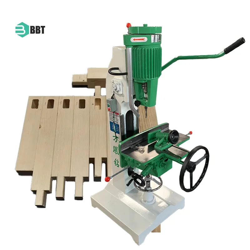 Pneumatic Wood Chisel Mortising Machine Vertical Hole Wood Square Drilling Machine Square Hole Drilling Wood Tenon Machine