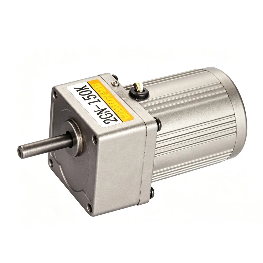 AC 110V 6W Single Phase Variabale Speed Shaft Diameter 8mm Gear Motor 2GN Gearbox Adjustable Speed AC Motor