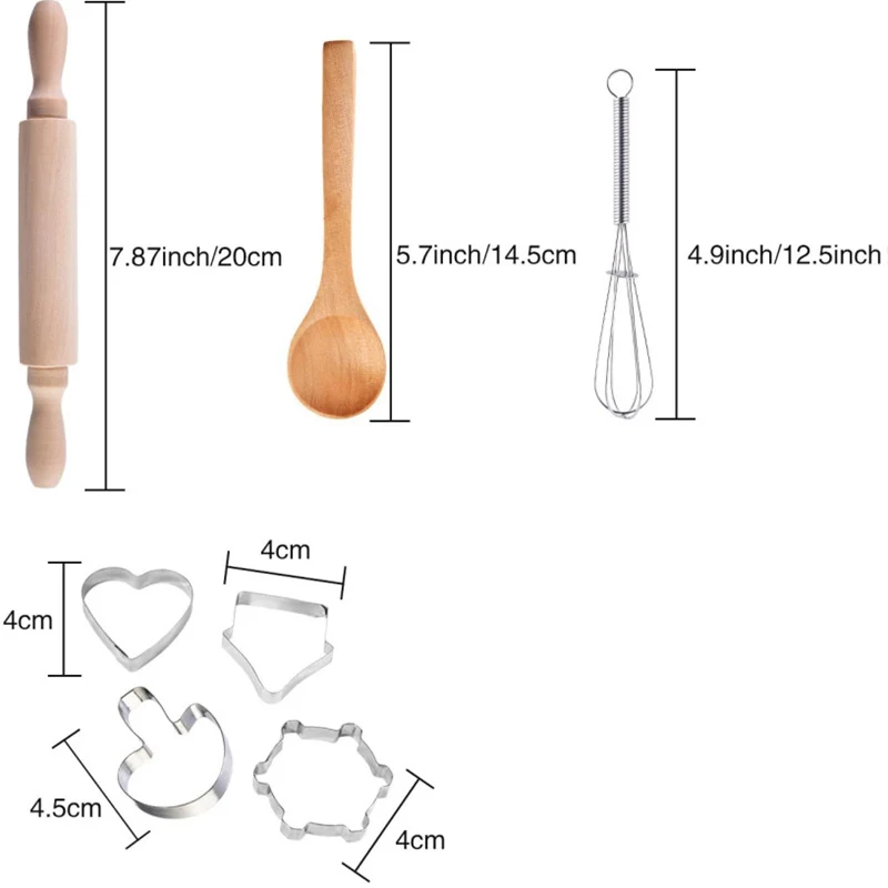ごっこ遊びエプロン調理器具モデルセットロールプレイングキッチンおもちゃプレイハウス早期教育玩具子供向けギフト女の子向け
