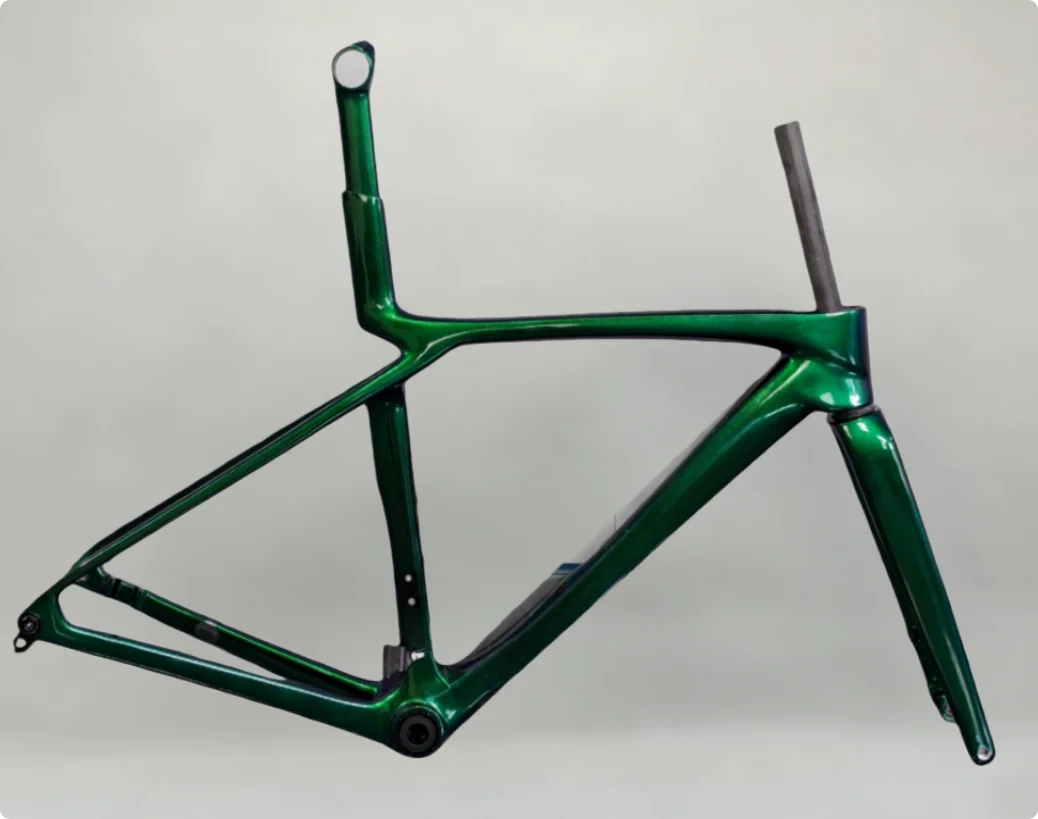 إطار دراجة طريق جديد من ألياف الكربون SLR Gen8 توجيه داخلي كامل من خلال عجلات المحور 700C Di2 متوافق #1