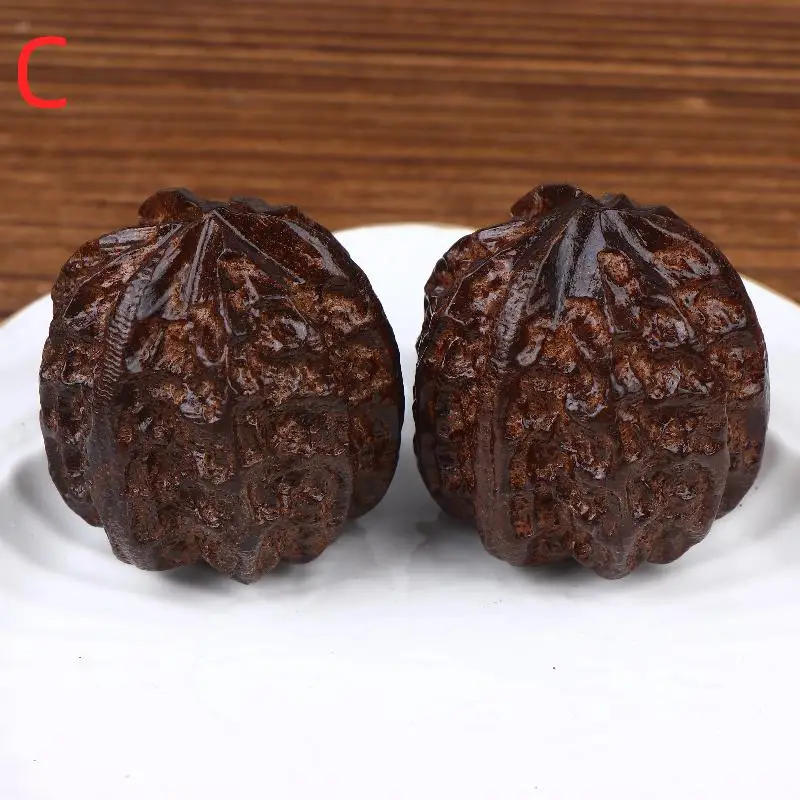 Hot Sale Wooden Spiky Hand Exercise Balls - Massage Stress Relief Baoding Balls for Hand Strength Training & Relaxation