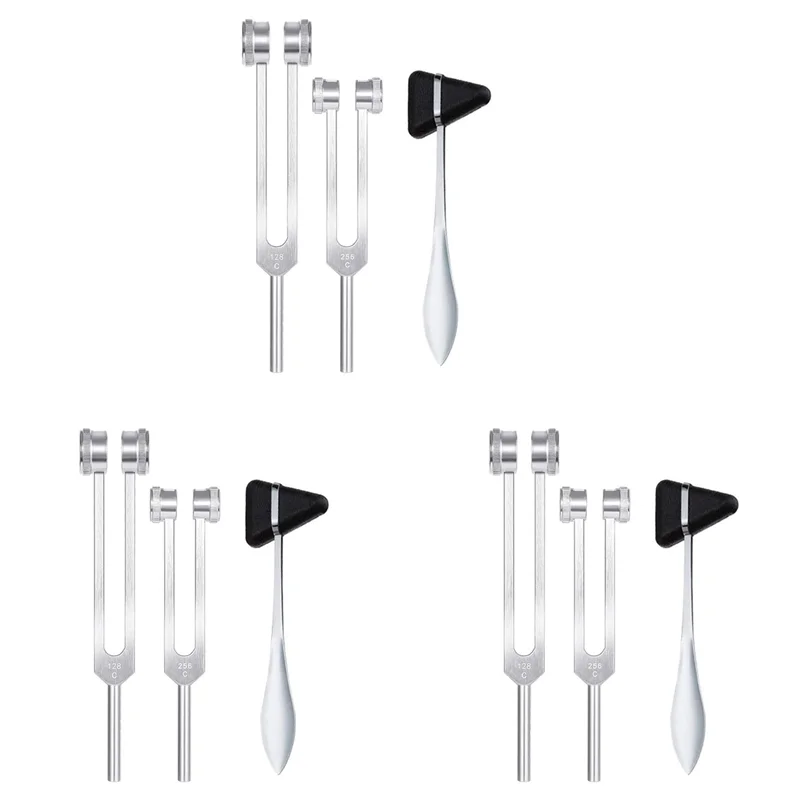 

Неврологический камертон HHO-6X, 128 Гц + 256 Гц, серебристый, утяжеленные камертоны из алюминиевого сплава для набора исцеляющих чакр