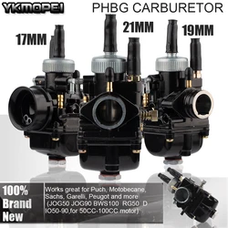 17mm 19mm 21mm PHBG 17 19 21 Motorcycle Carburetor Racing For PHBG JOG50 JOG90 BWS100 50-100cc Europe Engine 2 Stroke Scooter