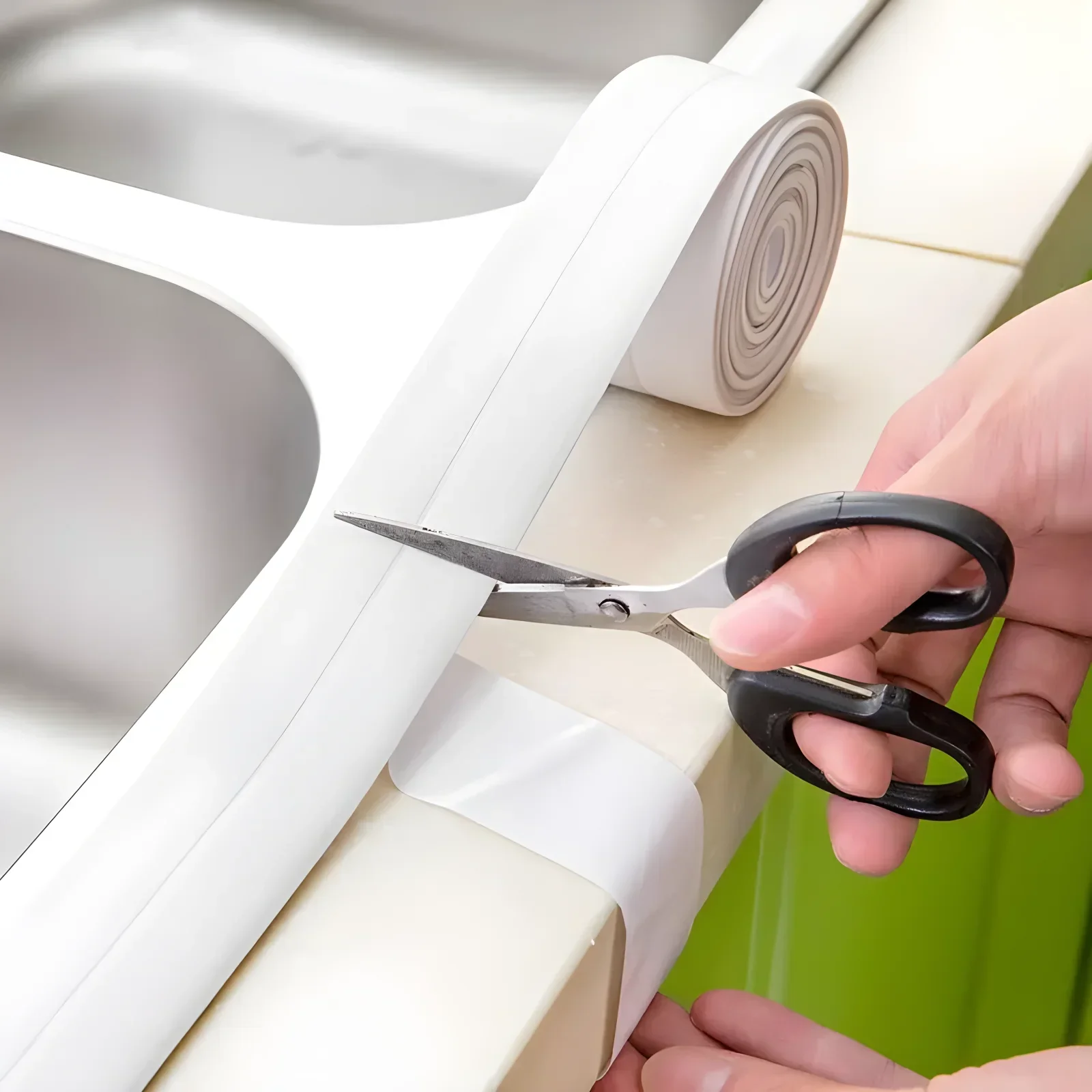 Водонепроницаемая уплотнительная лента, самоклеящаяся наклейка на стену из ПВХ для ванной комнаты, душа, ванны, уплотнительная лента, уплотнительная лента для кухонной раковины, защита от плесени