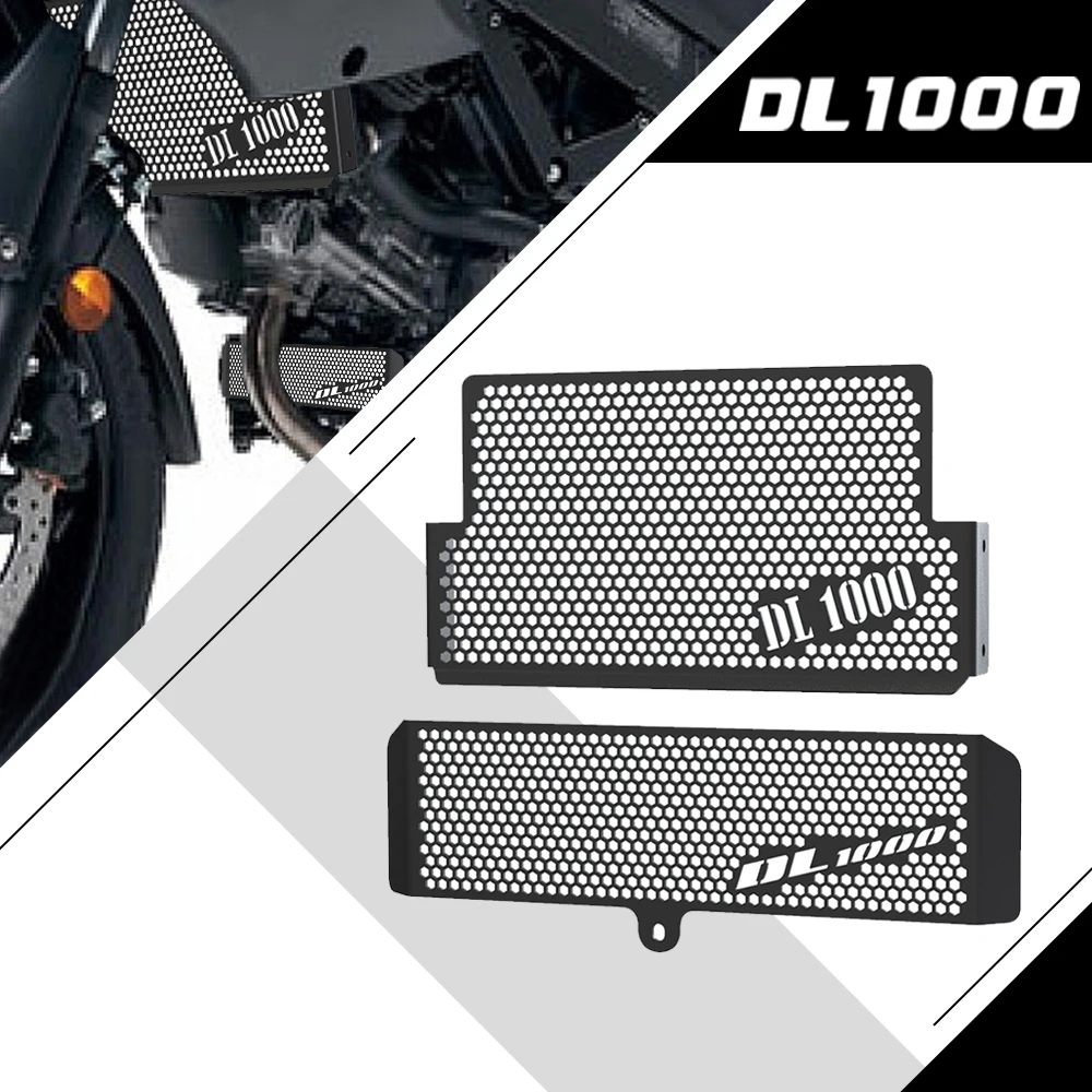 

Motorcycle Accessories Radiator Guard Grille Cover Oil Cooler Set For SUZUKI DL1000 V-Strom DL 1000 VStrom 1000 2002-2011 2012