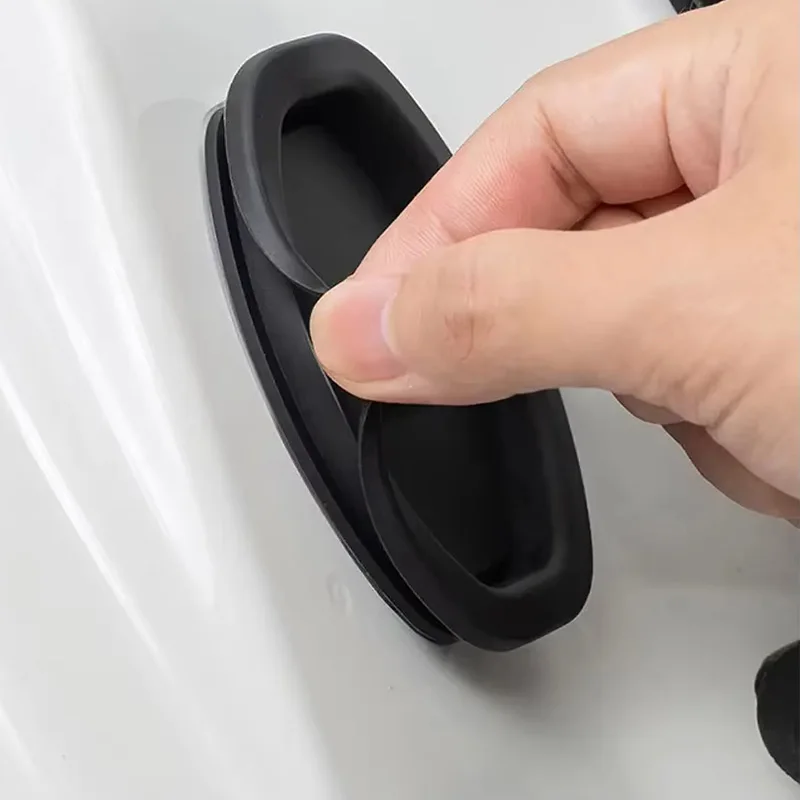 Car Door Lock Protective Cover Universal Silicone Shock Absorbing Wear Resistant Buckle Sleeve for Auto Interior DIY Car Owners