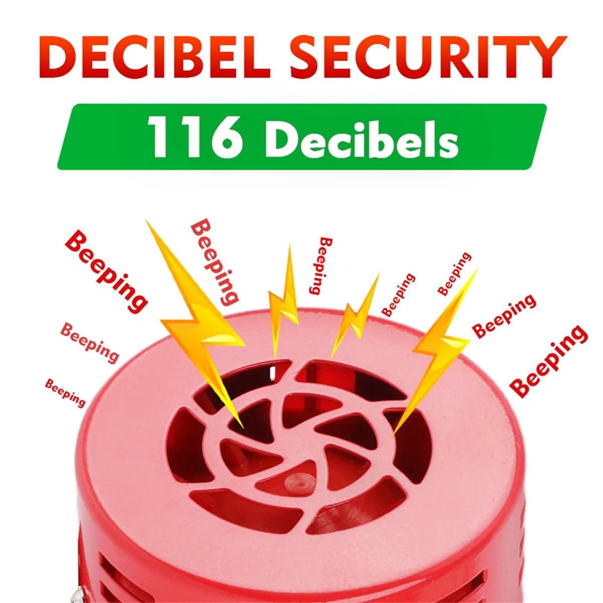 ABGIAC110V Air Raid Siren Horn Speaker Alarm Sound Mini Electric Motor Driven Factory Vehicle Mini Loudly Siren Horn