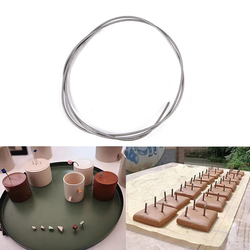 Soporte de cocción de arcilla y cerámica de alambre de tungsteno para colgar de cerámica, colgante pequeño especial, muebles de horno de alta temperatura, 1M