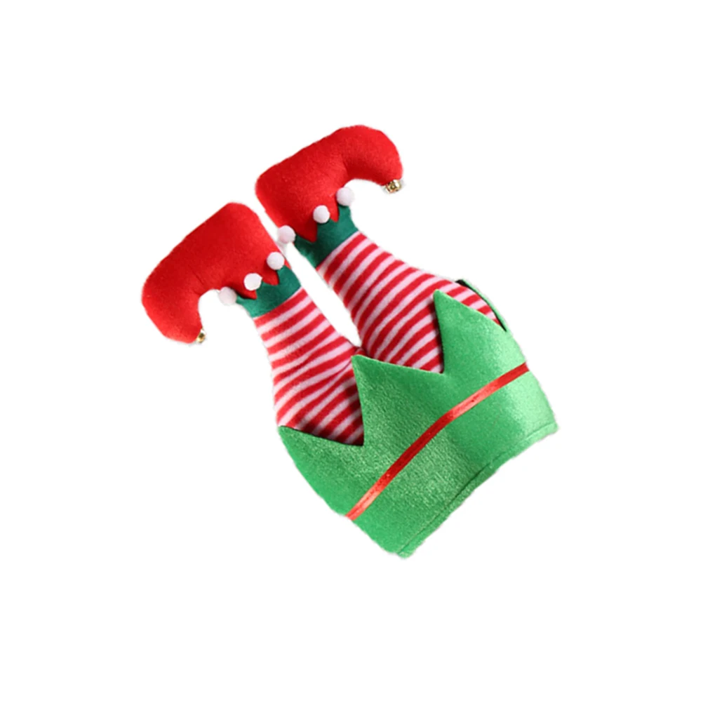 

Funny Elf Hat Novelty Christmas Hat for Men Women Premium Material One Size Fits Most Party Favor Holiday Decor