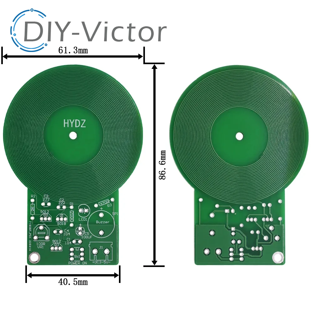 MDS-60 DIY Kit Metal Detector Electronic Kit DC 3V-5V 60mm Non-contact Sensor Board Module DIY Electronic Part Metal Detector