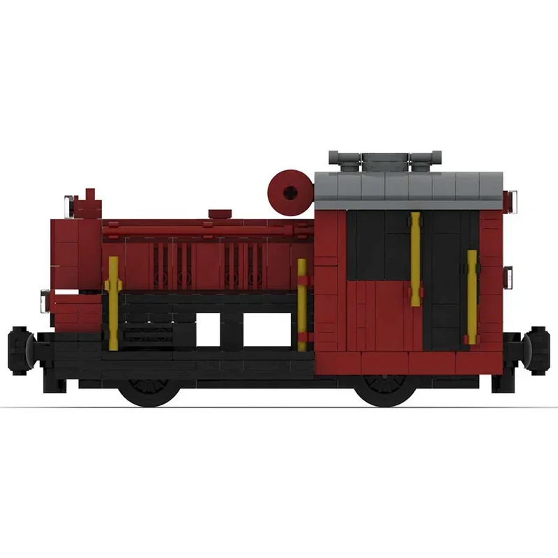 Tijolos técnicos moc trem urbano modelo db kof ll locomotiva blocos de construção modulares presentes brinquedos para crianças conjuntos diy montagem