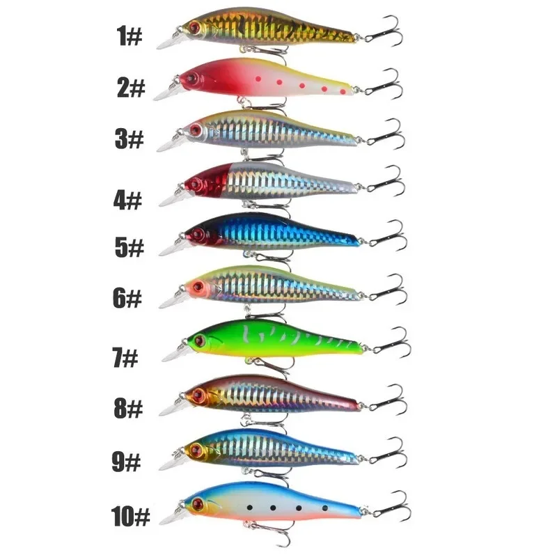 1pcs 9.5cm 11.5g Sinking Minnow Fishing Lures Crank Tungsten Magnet System Wobbler Bait Isca Artificial Bait