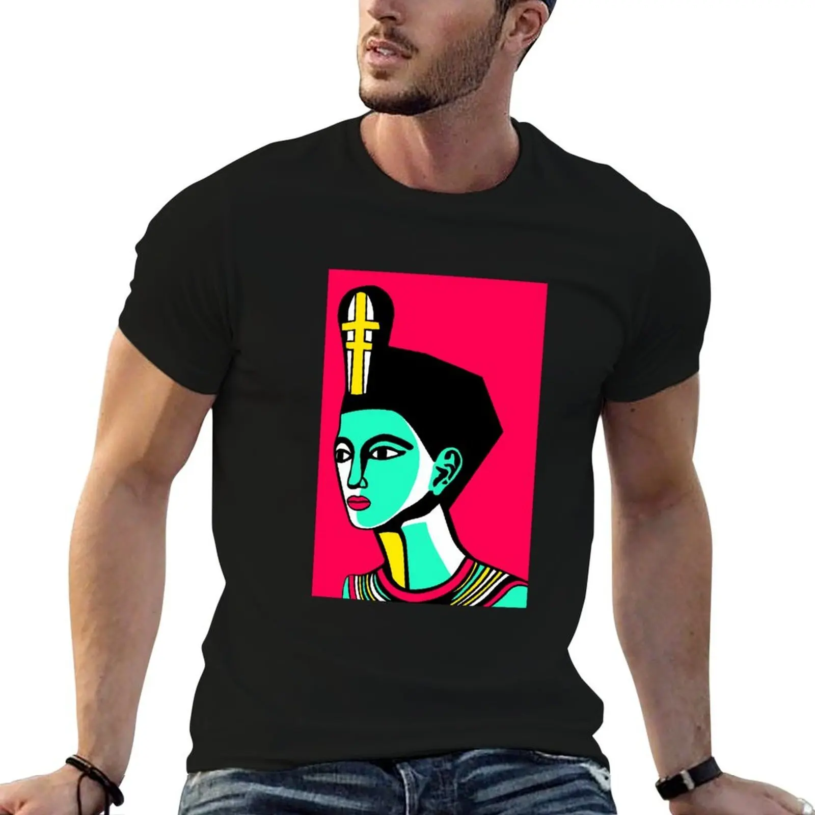 

Pop Art Nefertiti T-Shirt printed t shirts for man t shirt personalised T-Shirt
