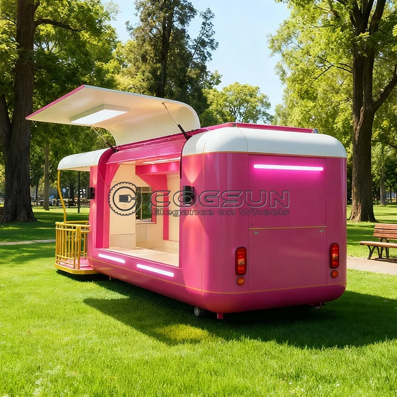 

Cogsun Compact Mobile Kitchen Trailer for Noodles and Stir Fry Quick Service Setup