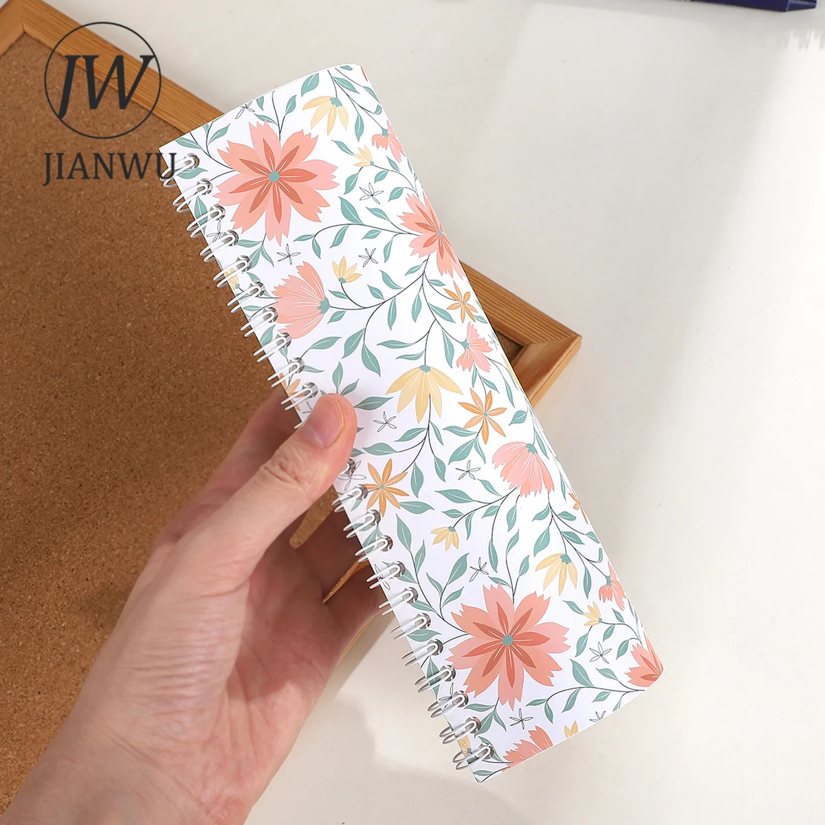 JIANWU A5 Flower Painting Landscape Material Collage Release Paper Notebook Creative DIY Student Supplies Stationery