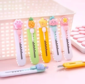 Hand Cutting Tools Heavy With SK5 Blade Plastic 25mm Cutter Knife