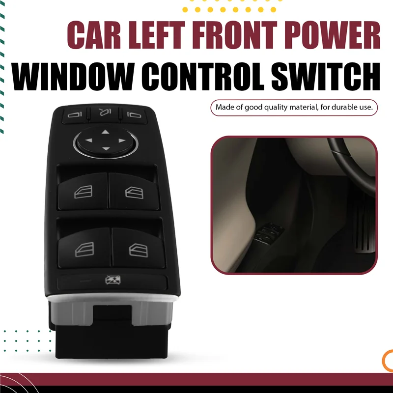 

Car Left Front Window Glass Lifter Button Power Control Switch 100358900B For Tesla Model X S 2012-2021
