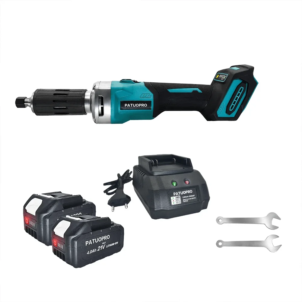 Makita-Meuleuse électrique sans balais, 6mm, vitesse variable, outils à distance, outil électrique de gravure sans fil pour batterie 18V