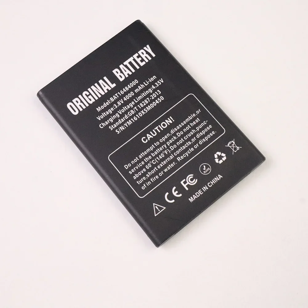 100% High Quality BAT16484000 4000mAh Battery For DOOGEE X5 MAX x5max Pro phone battery