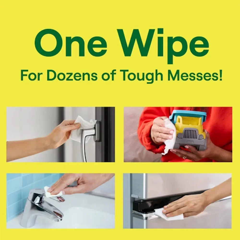 Multi Surface All Purpose Cleaning Wipes, Lemon Zest, 70 Count