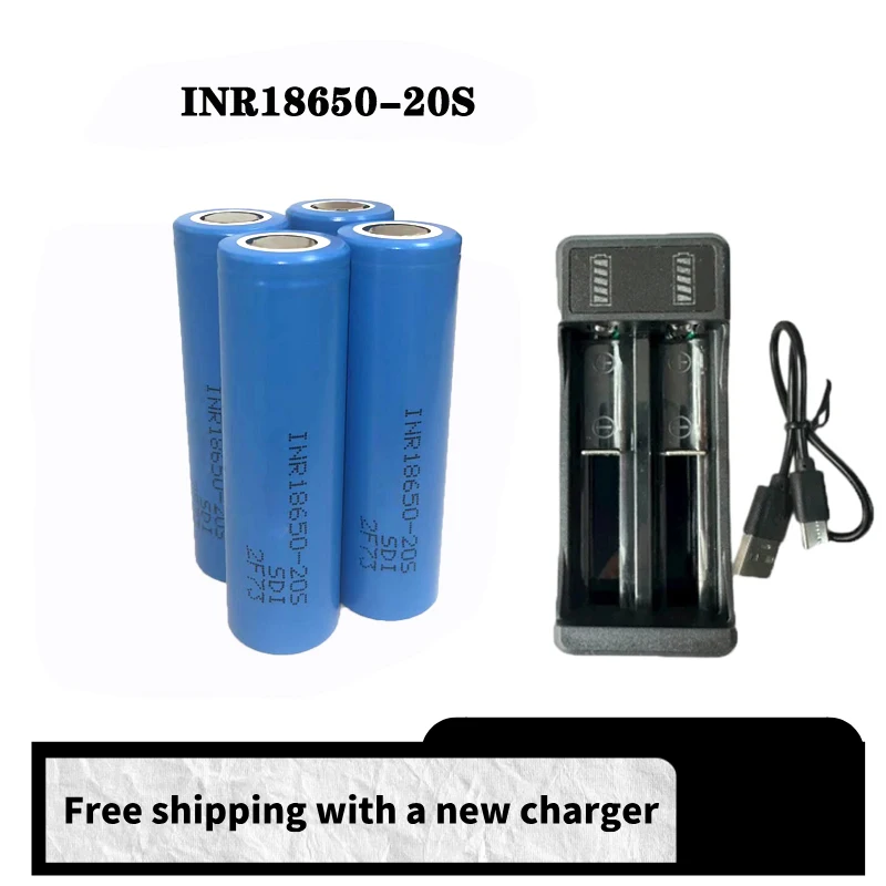 Batteria 18650 con caricabatterie incluso 20S LI-ION 3.7V3000MAH+caricabatterie ricaricabile Batteria per cacciavite a batterie 35E