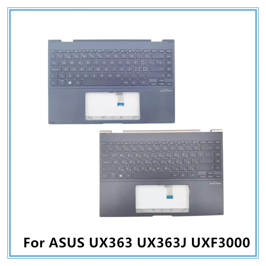 

Новая клавиатура с упором для рук для ноутбука ASUS UX363 UX363J UXF3000, верхняя крышка упора для рук с двуязычной клавиатурой
