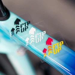 FTP UP Road Bicycle Frame Stickers MTB Bike Top Tube Handlebars Waterproof Fashion Durable Vinyl Decals Motorcycle Accessories