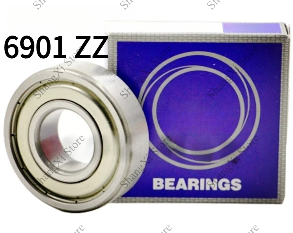 5PCS Brand New 6901 ZZ Deep Groove Radial Ball Bearing 12x24x6mm 6901ZZ Fast Delivery
