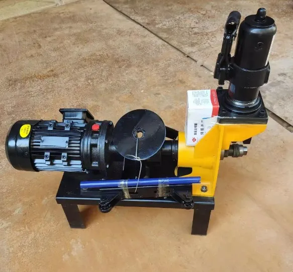 Portable Semi-Automatic High-Accuracy Stainless Steel Pipe Grooving Cutting Machine / Pipe Sawing Machine / Small Hollow Pipe