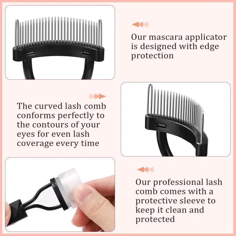 new 1PCS Eyelash Curler Beauty Makeup Lash Separator Foldable Eyelash Brush Comb Mascara Curl Beauty Makeup Cosmetic Tool