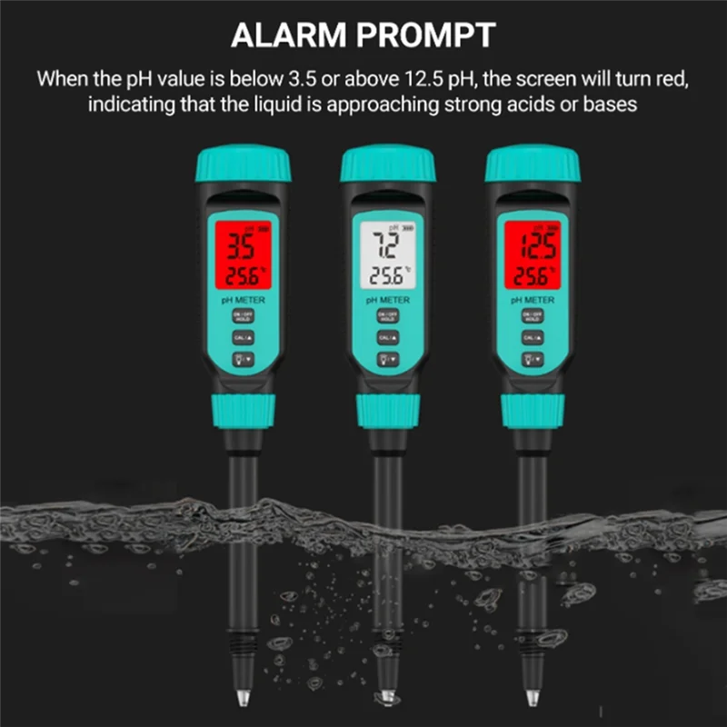 

A02F-Digital Soil PH Meter Moisture Monitor Temperature Sunlight Tester For Gardening Plants Farming With Blacklight