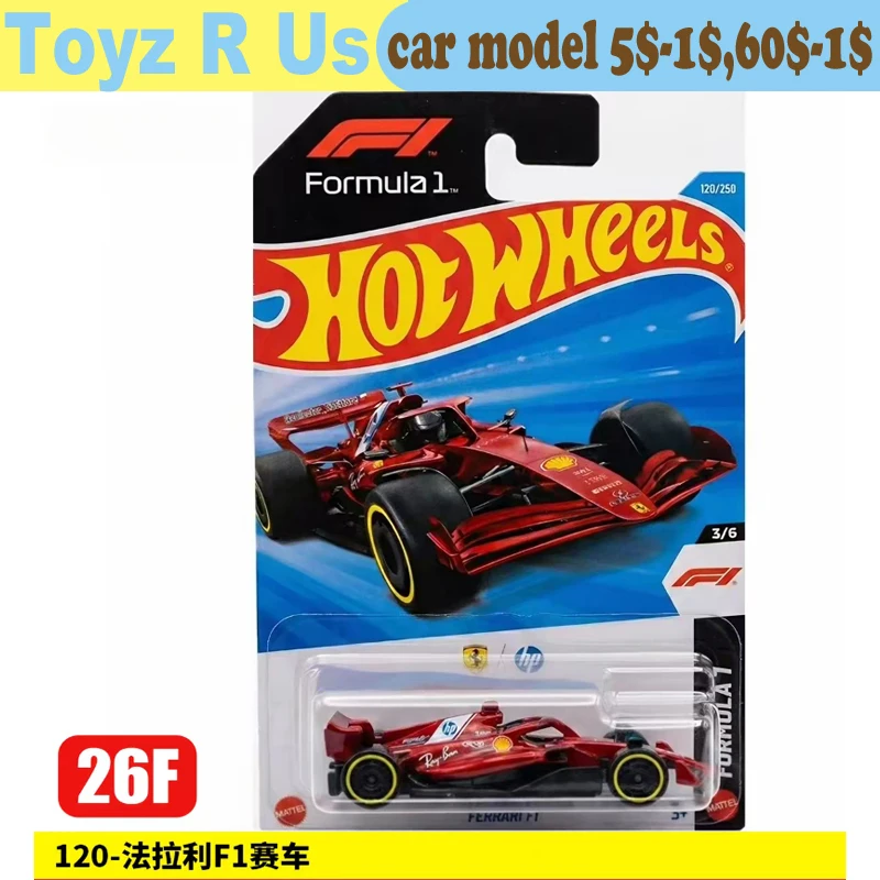 Coche Original Hot Wheels Ferrari Mclaren F1, juguetes para niños, vehículos fundidos a presión 1/64, colección de Fórmula 1, modelo de aleación, regalo de cumpleaños