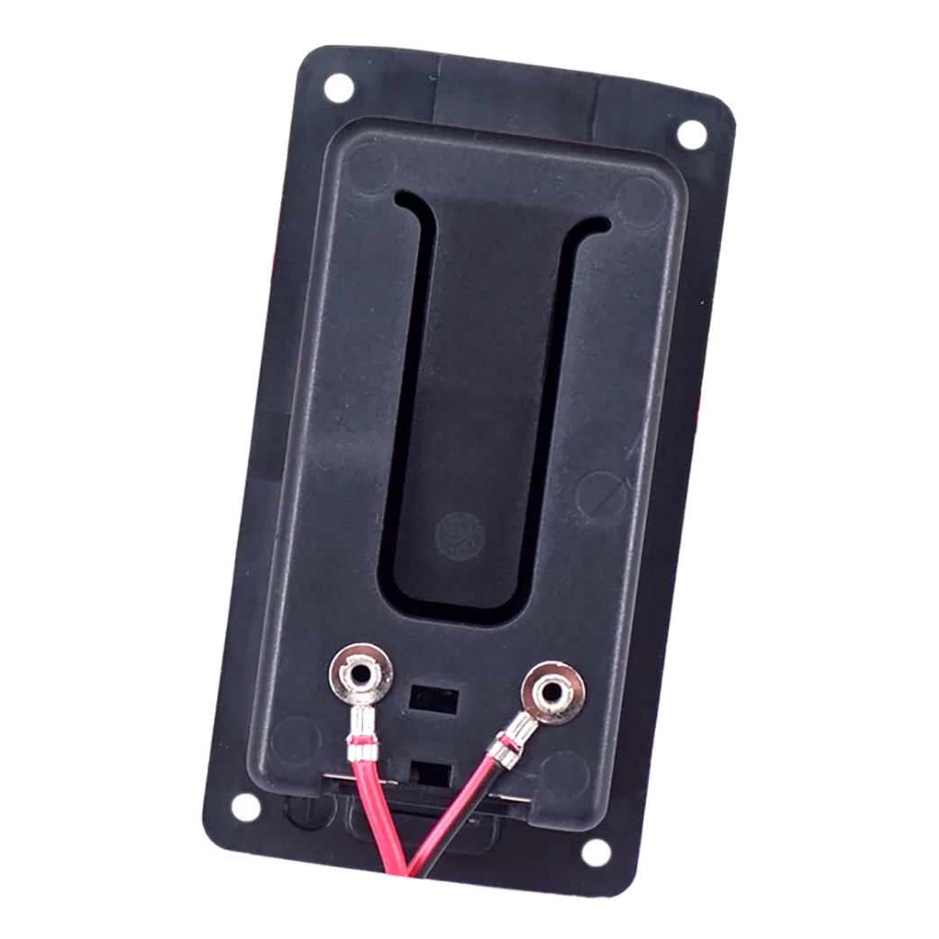 9v montagem plana guitarra captador ativo bateria capa segurar caixa de armazenamento de bateria para guitarra elétrica baixo acessório