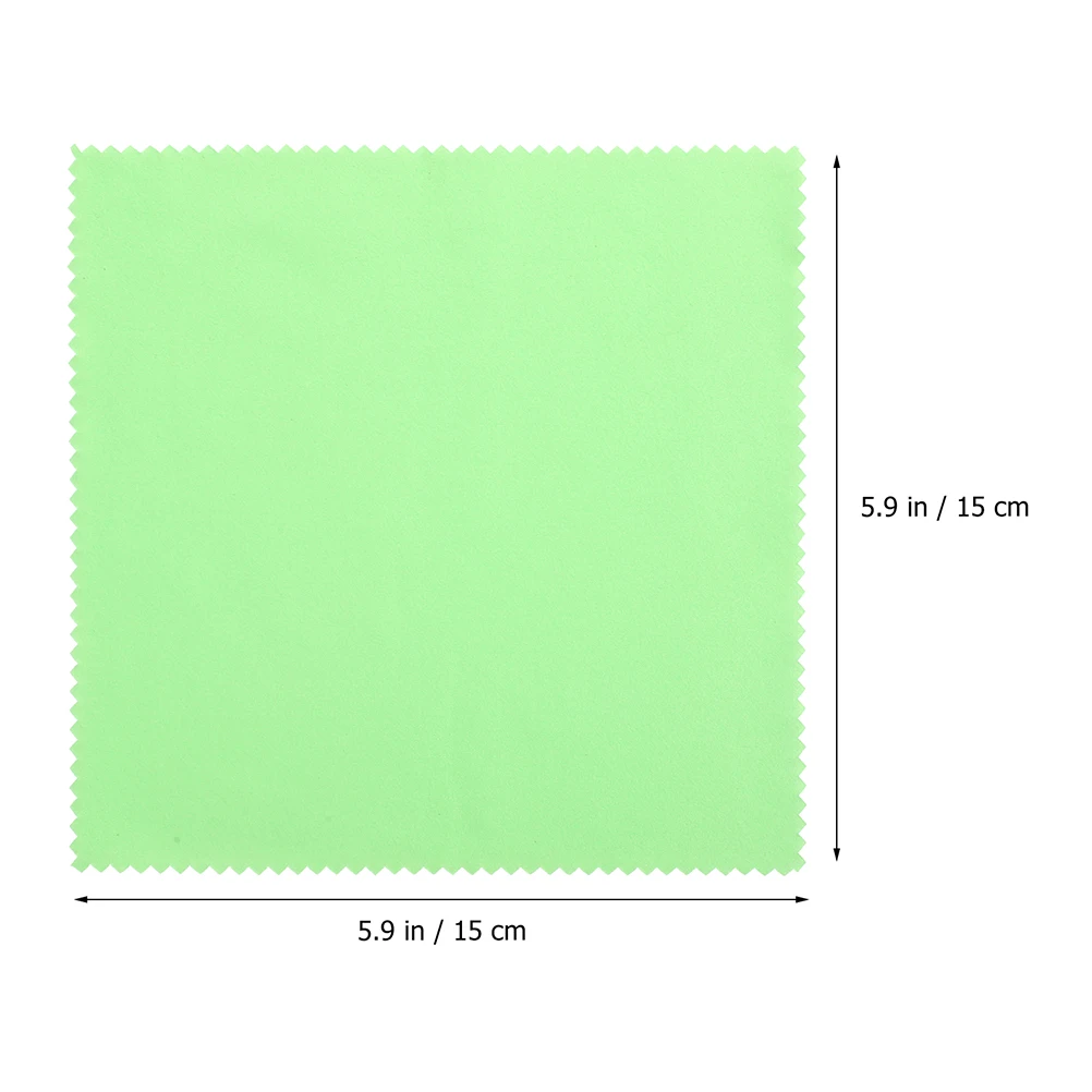 

6pcs Musical Instrument Cleaning Cloth Guitar Bass Piano Care Rags Dual-sided Velvet Trombone Trumpet Maintenance Polishing