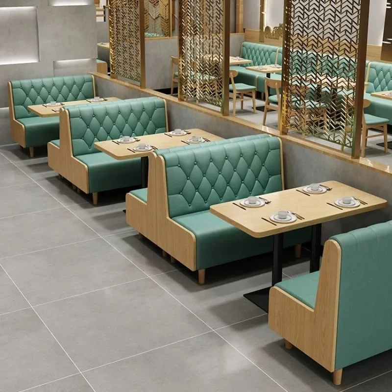 Cafe Chinese and Western restaurant, card seat table and chair combination, simple burger, dessert, milk tea, hot pot restaurant