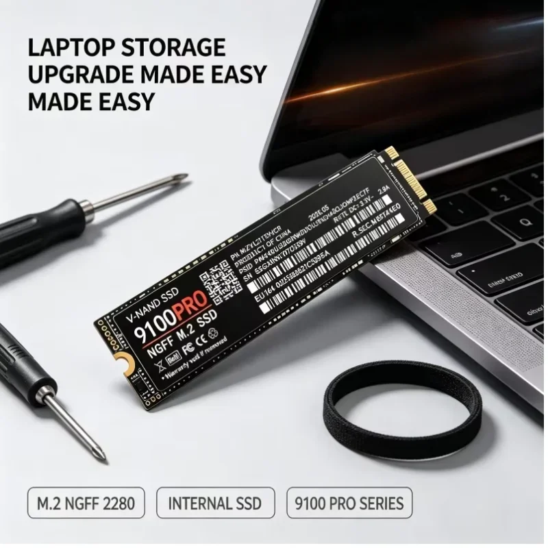 9100 PRO M.2 2280 NGFF PCIe 3.0 SSD  Internal Solid State Drive 500GB-4TB For  Laptop Desktop Gaming PC Storage