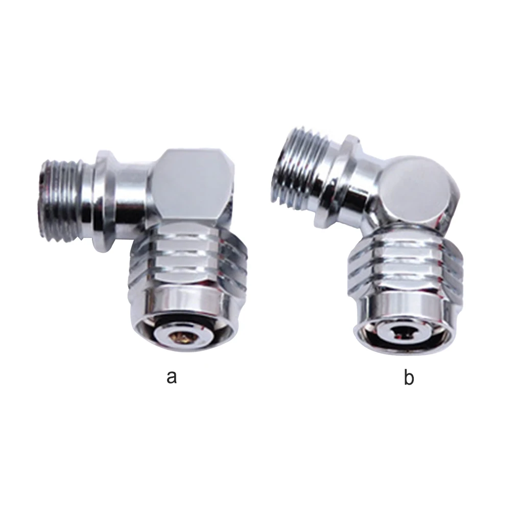 90/110 Degree Swivel Hose Adapter Rotary Adjustable Snorkeling Regulator Connector Diving Accessories 90 degree