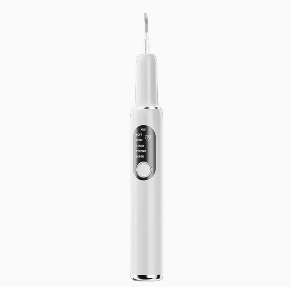 Pet Teeth Cleaning Kit Ultrasonic Plaque Remover with LED Light 5 Modes Type-C USB Rechargeable Dog Tooth Cleaner