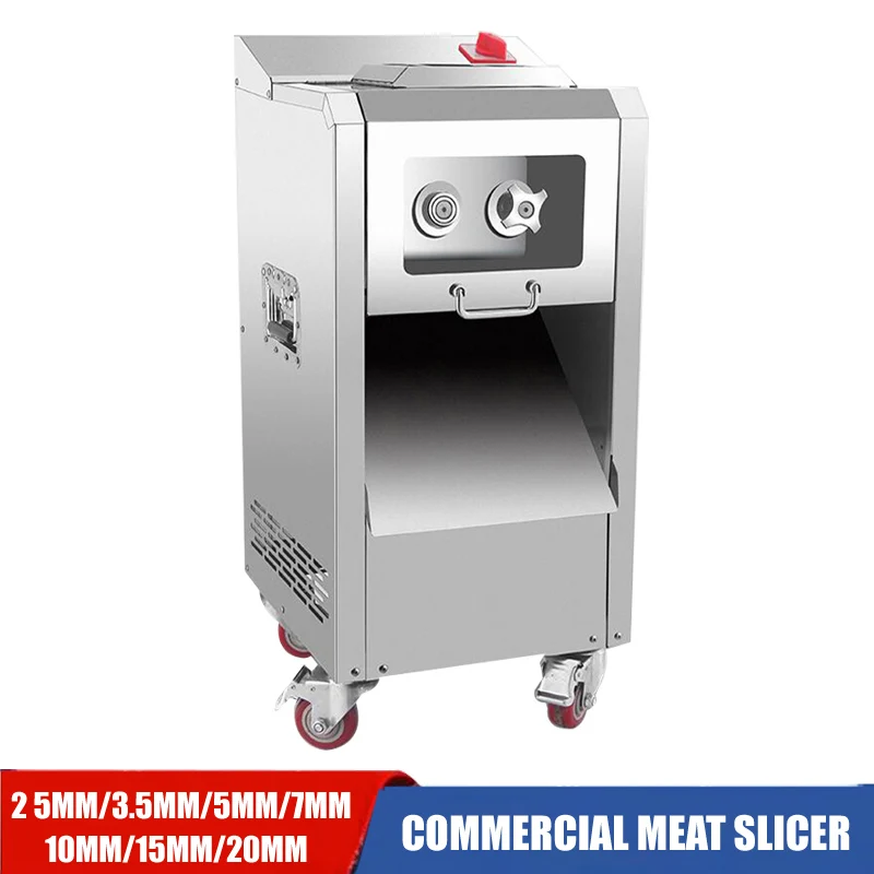 Commercial 1100W Meat Cutter Machine Multi-functional Automatic Meat Slicer For Sale