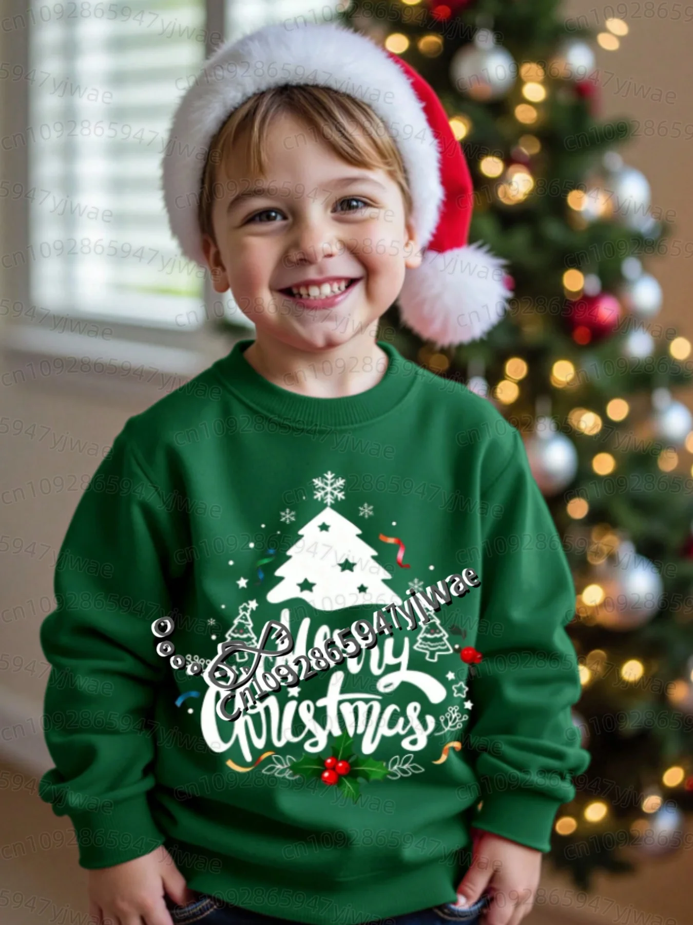 26 Winter Cosplay Merry Christmas Adult Kids O-Neck Hoodies Unisex Sport Men Women Christmas Tree Cosplay Sweatershirt