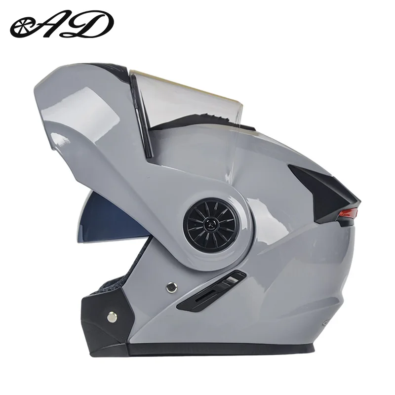 Hot Selling Item Unisex Double Lens ABS Motorcycle Helmets AD Motorcycle Motorbike Helmets Head Guard Motorcycle Accessories