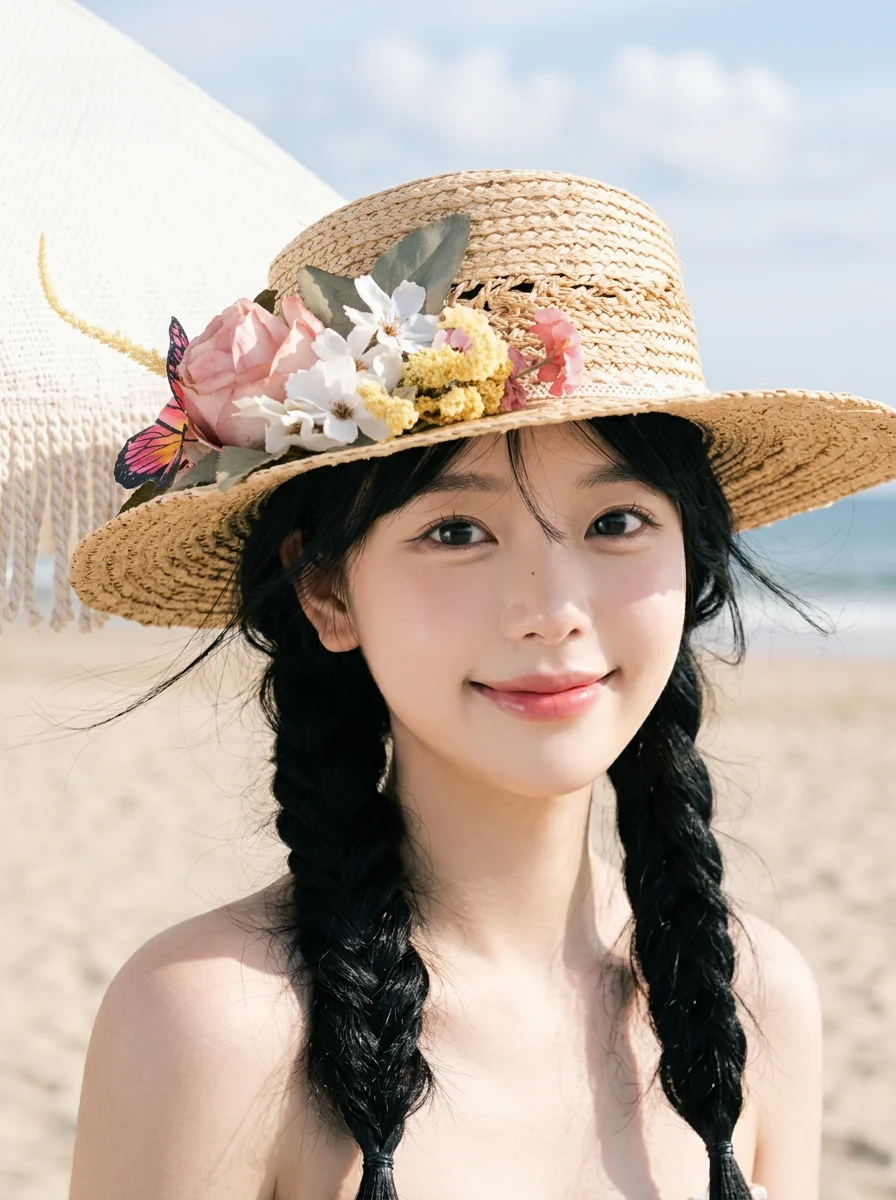 women's-flat-top-straw-hat-summer-beach-vacation-sunshade-wide-brim-hat-casual-breathable-vintage-style-uv-protection