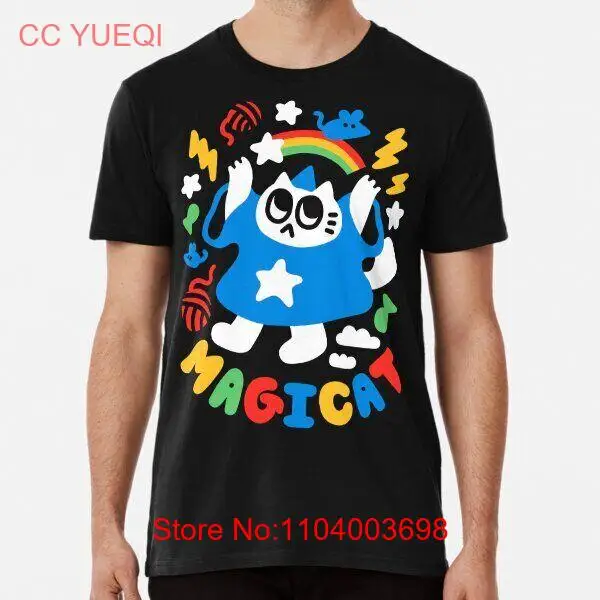 Best New Trending Colorful Magicat Design Classic Premium T-shirt Size S - 5XL