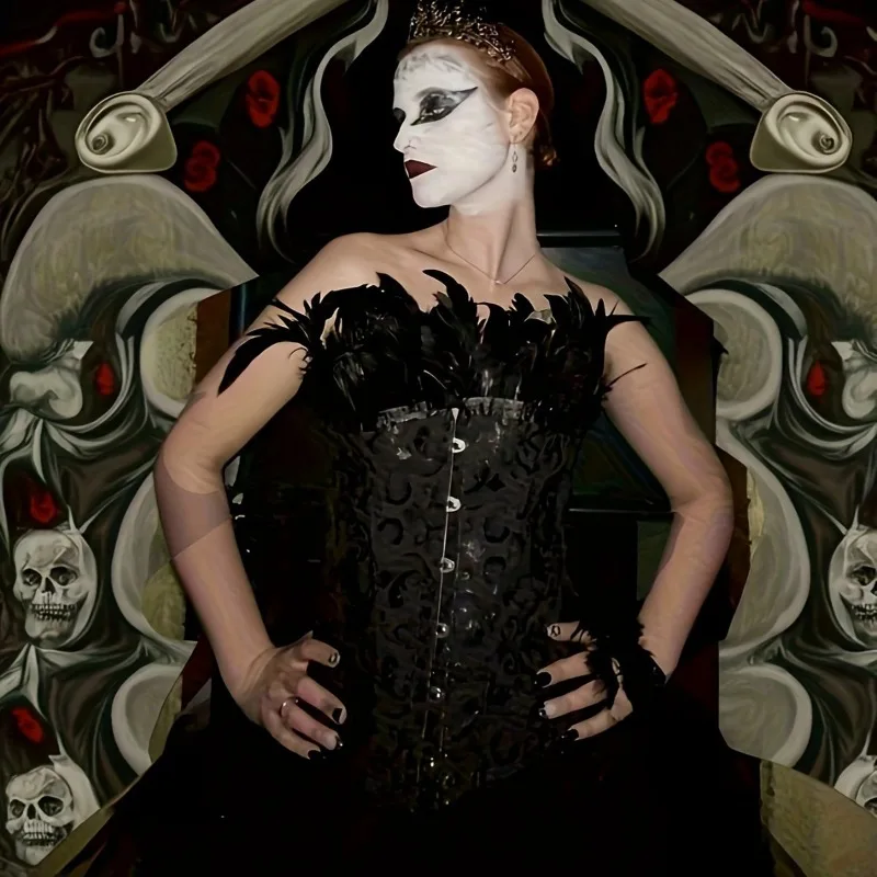 vestido-ajustado-jacquard-para-mujer-estilo-gotico-negro-y-blanco-vestido-de-ballet-para-fiesta-escenario-carnaval