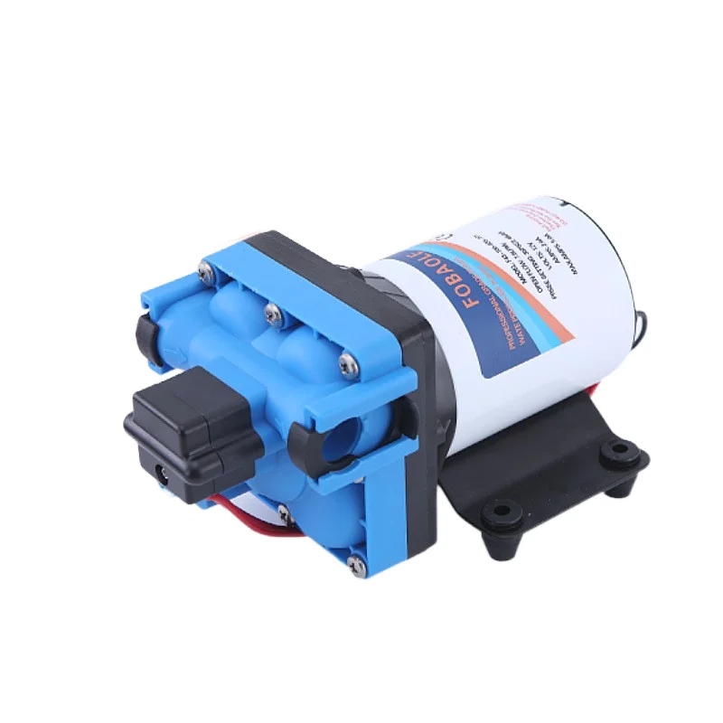 7.6L 12V/24V Silent Water Pump For Yachts RVs & Caravans Miniature Electric Diaphragm Pump (Engineering Plastic)